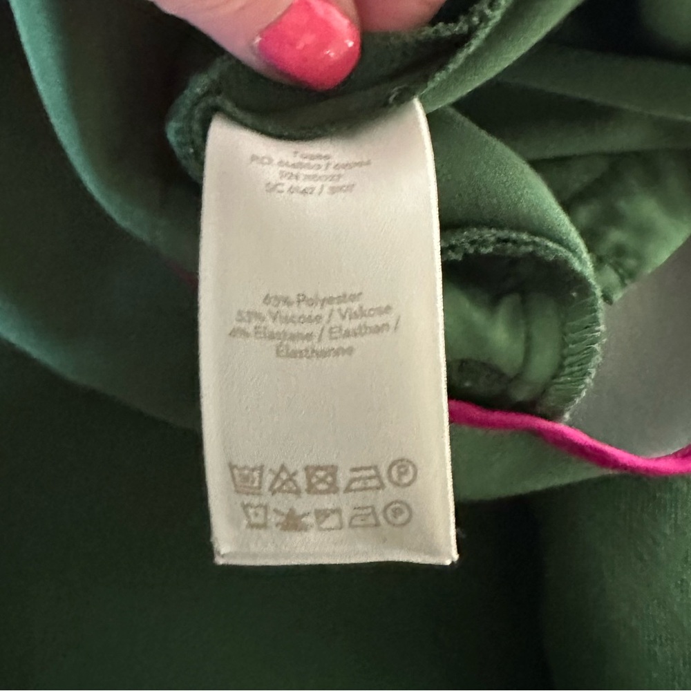Boden Ketton Kelly Green Self Belt Trousers Pants Sz 14L thick fabric colorful - Picture 4 of 9
